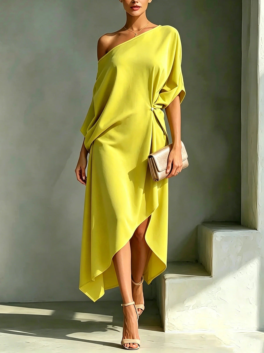 Clara | Abito asimmetrico elegante