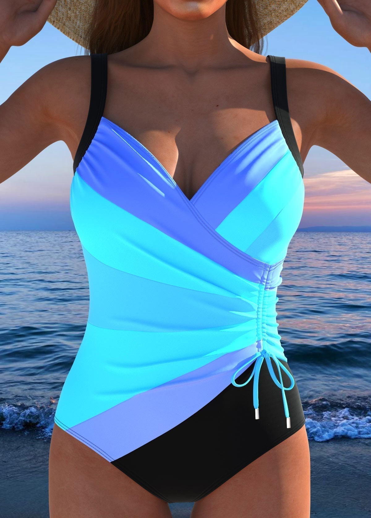 Antonella | Costume da Bagno Incrociato che Slancia e Valorizza