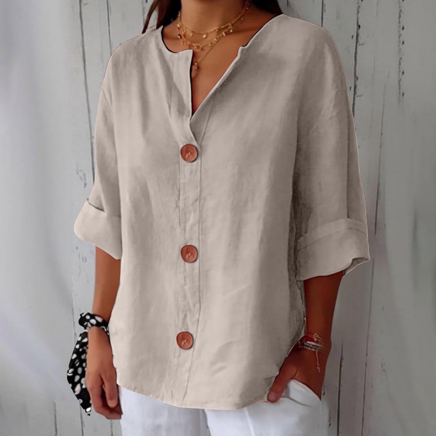 Olivia | Loose-fitting Summer Blouse