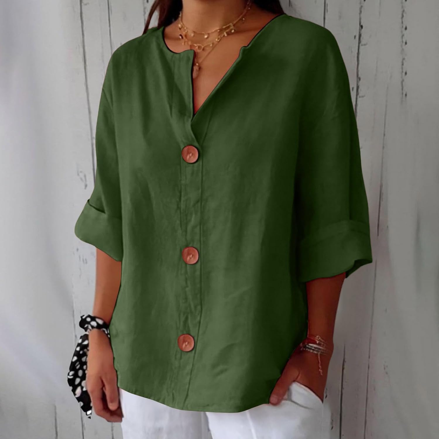 Olivia | Loose-fitting Summer Blouse