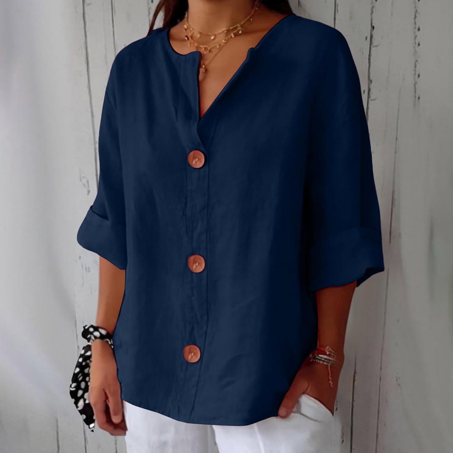 Olivia | Loose-fitting Summer Blouse