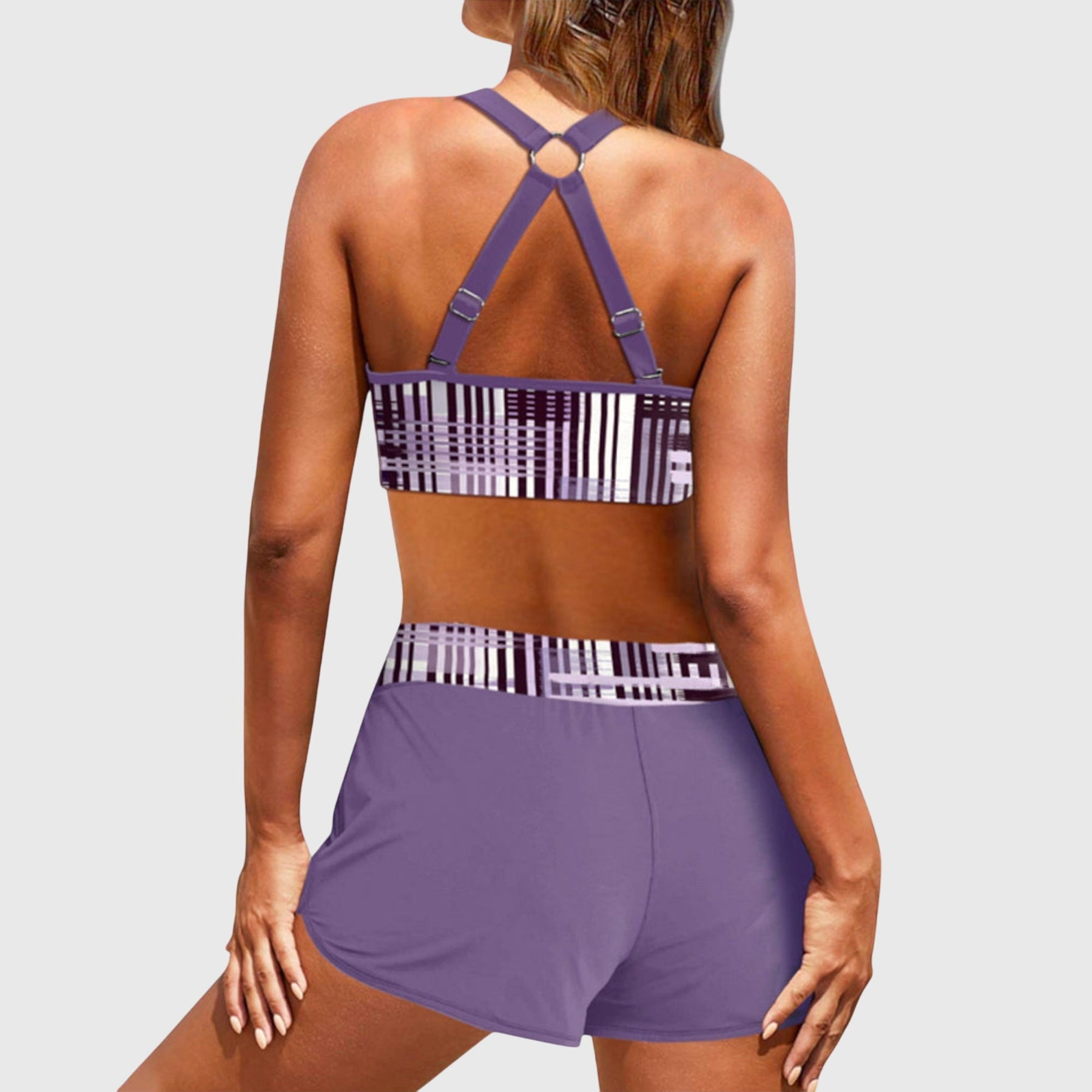 Carmela | Bikini a Vita Alta a Righe