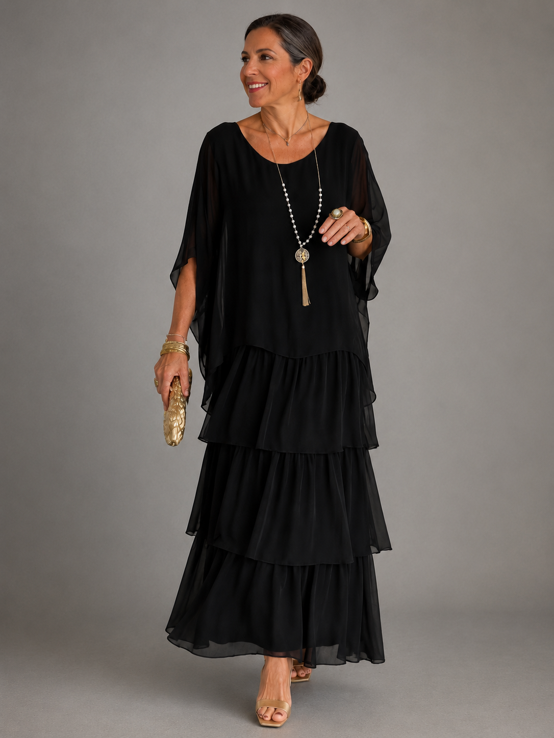 Lara | Abito Maxi Elegante e Fluido