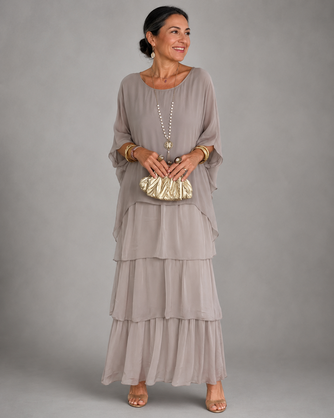 Lara | Abito Maxi Elegante e Fluido