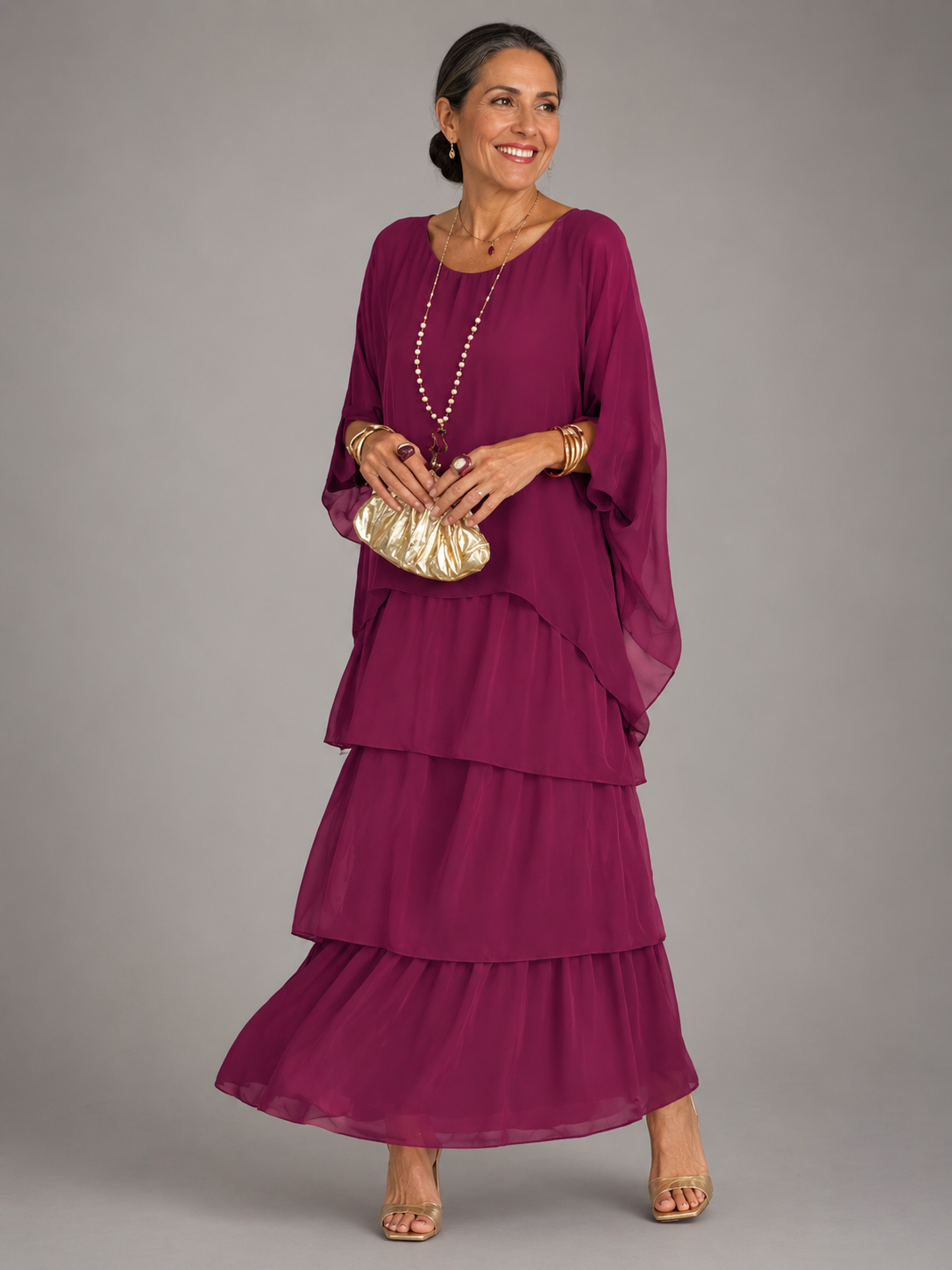 Lara | Abito Maxi Elegante e Fluido