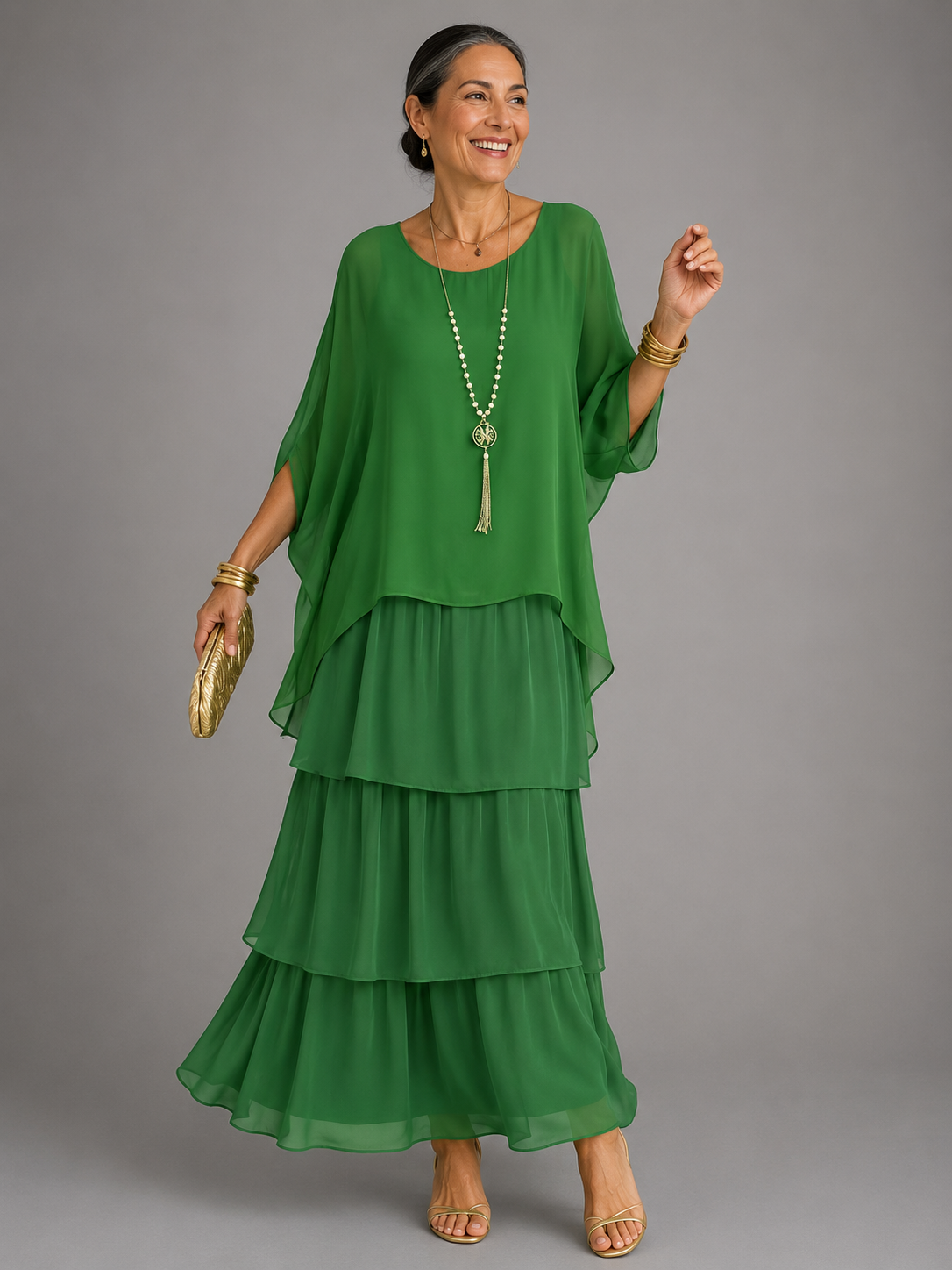 Lara | Abito Maxi Elegante e Fluido