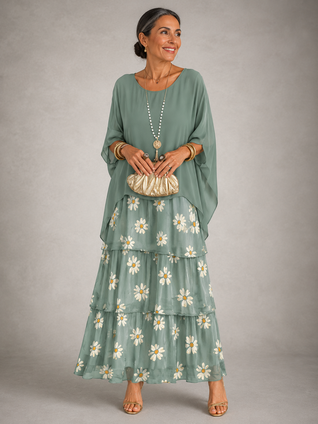 Lara | Abito Maxi Elegante e Fluido