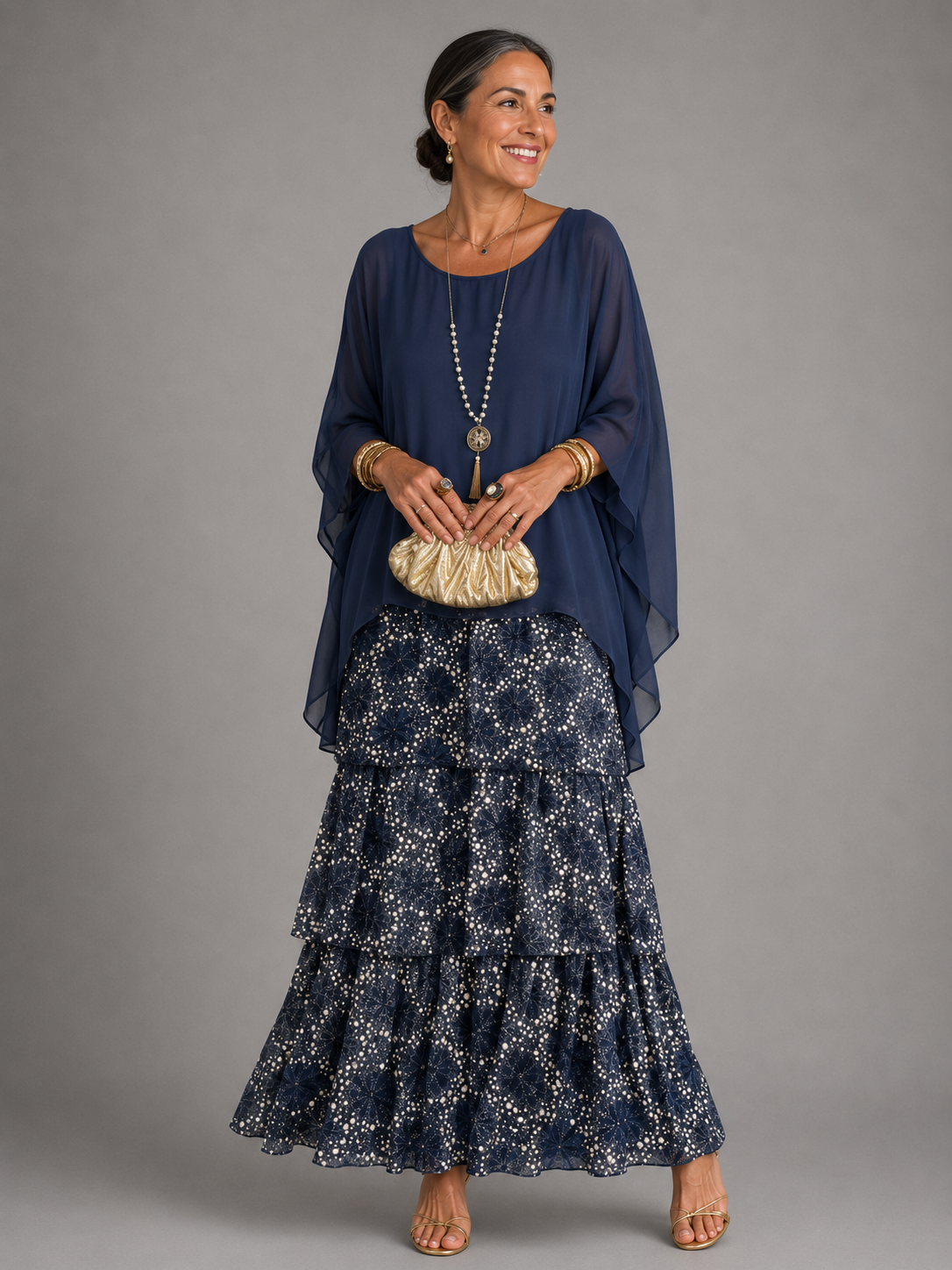 Lara | Abito Maxi Elegante e Fluido