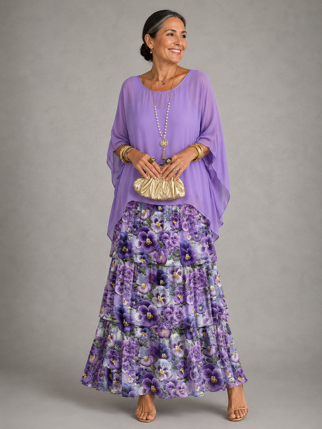 Lara | Abito Maxi Elegante e Fluido