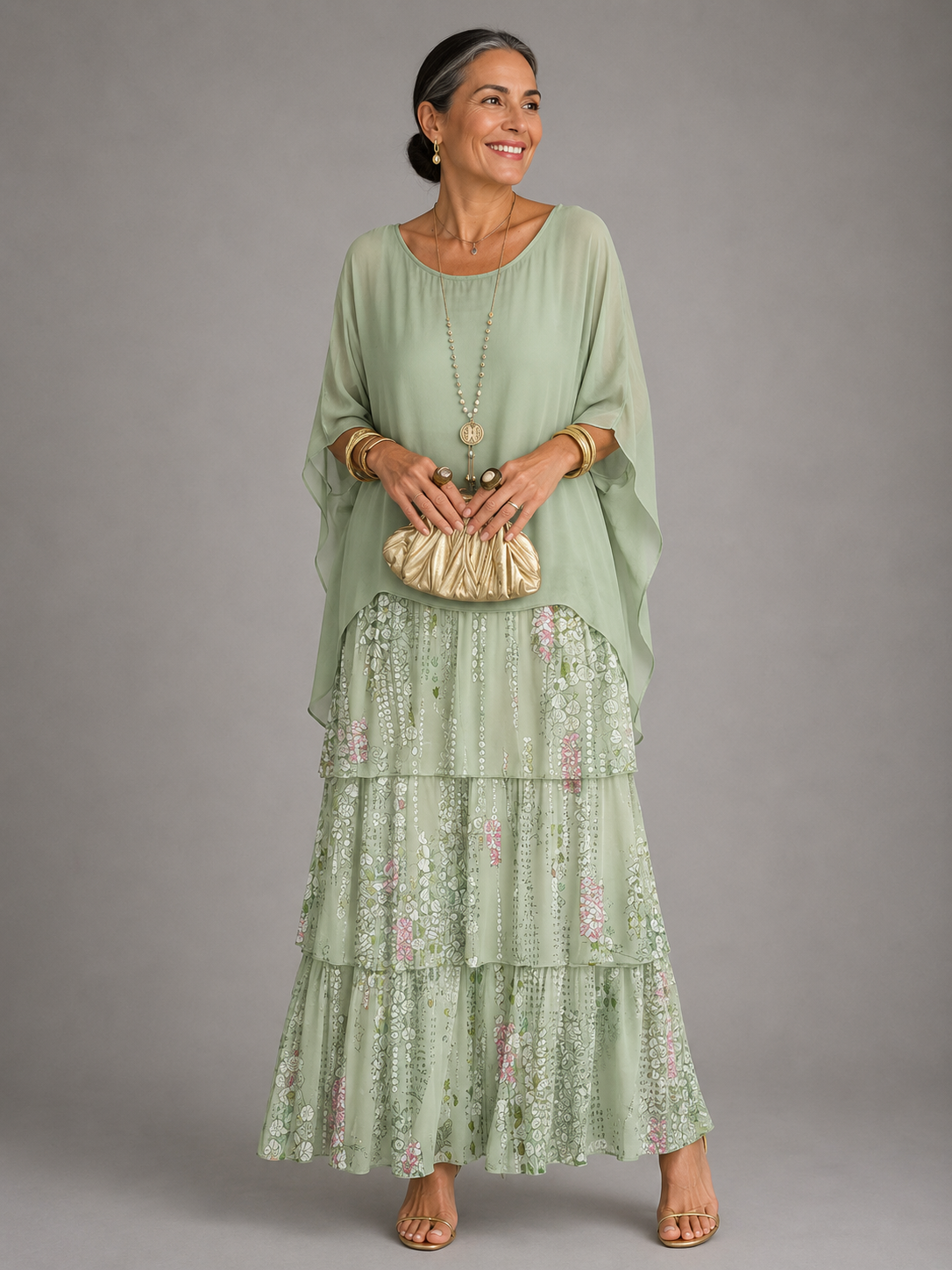 Lara | Abito Maxi Elegante e Fluido