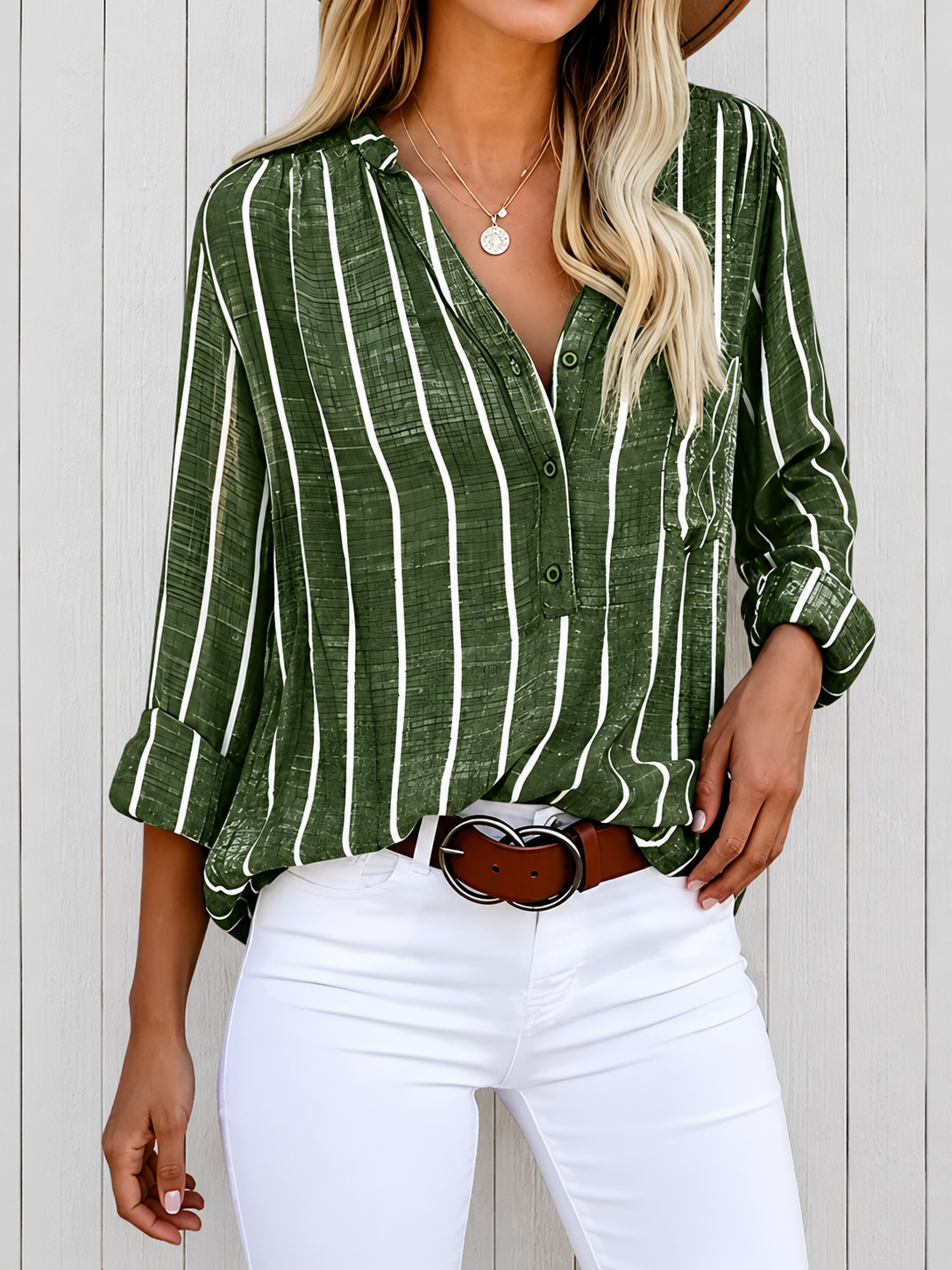 Lilac™ | Blusa a righe elegante