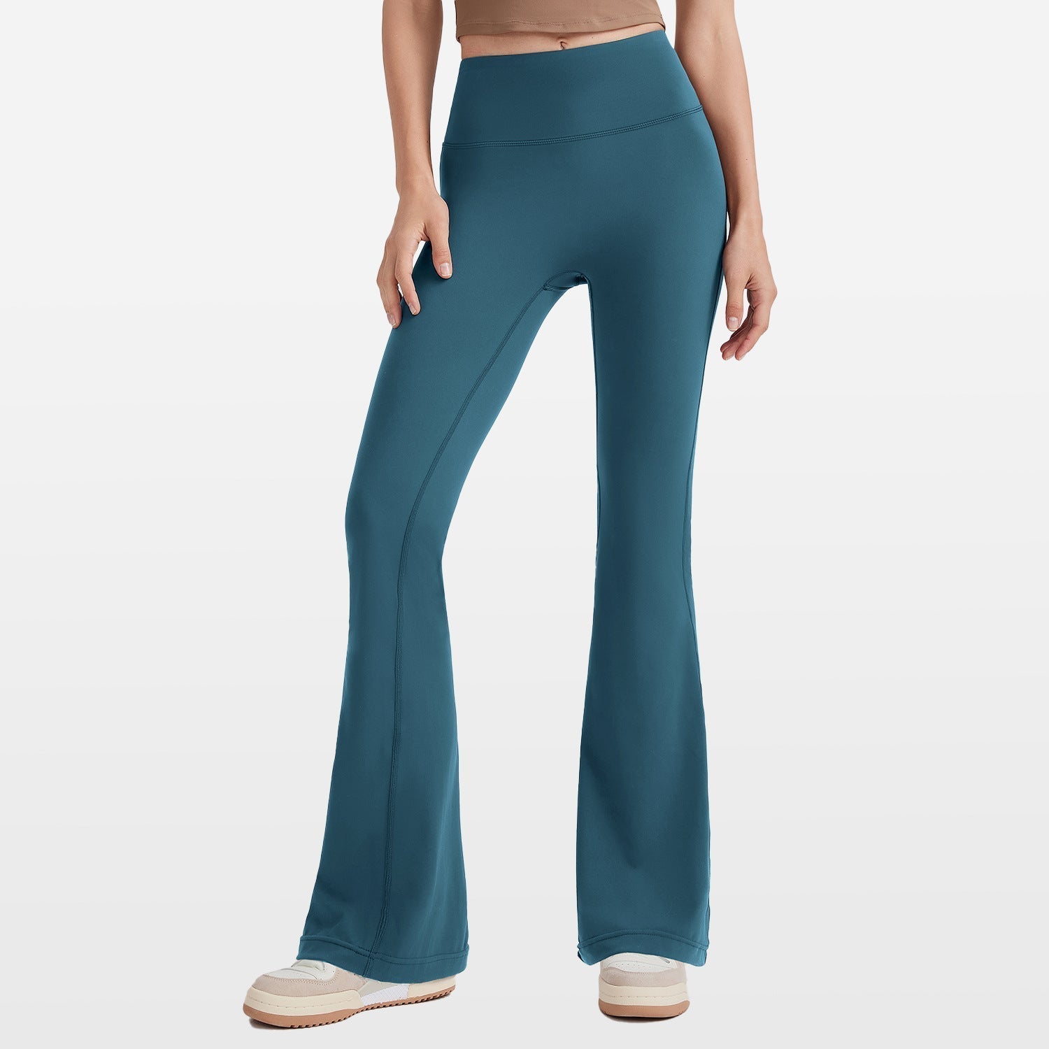 Serena - Pantaloni casual con gamba a Campana