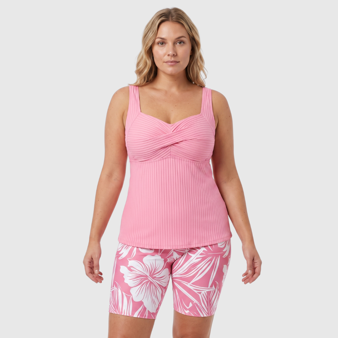 Odetta | Tankini con Pantaloncino a Fiori