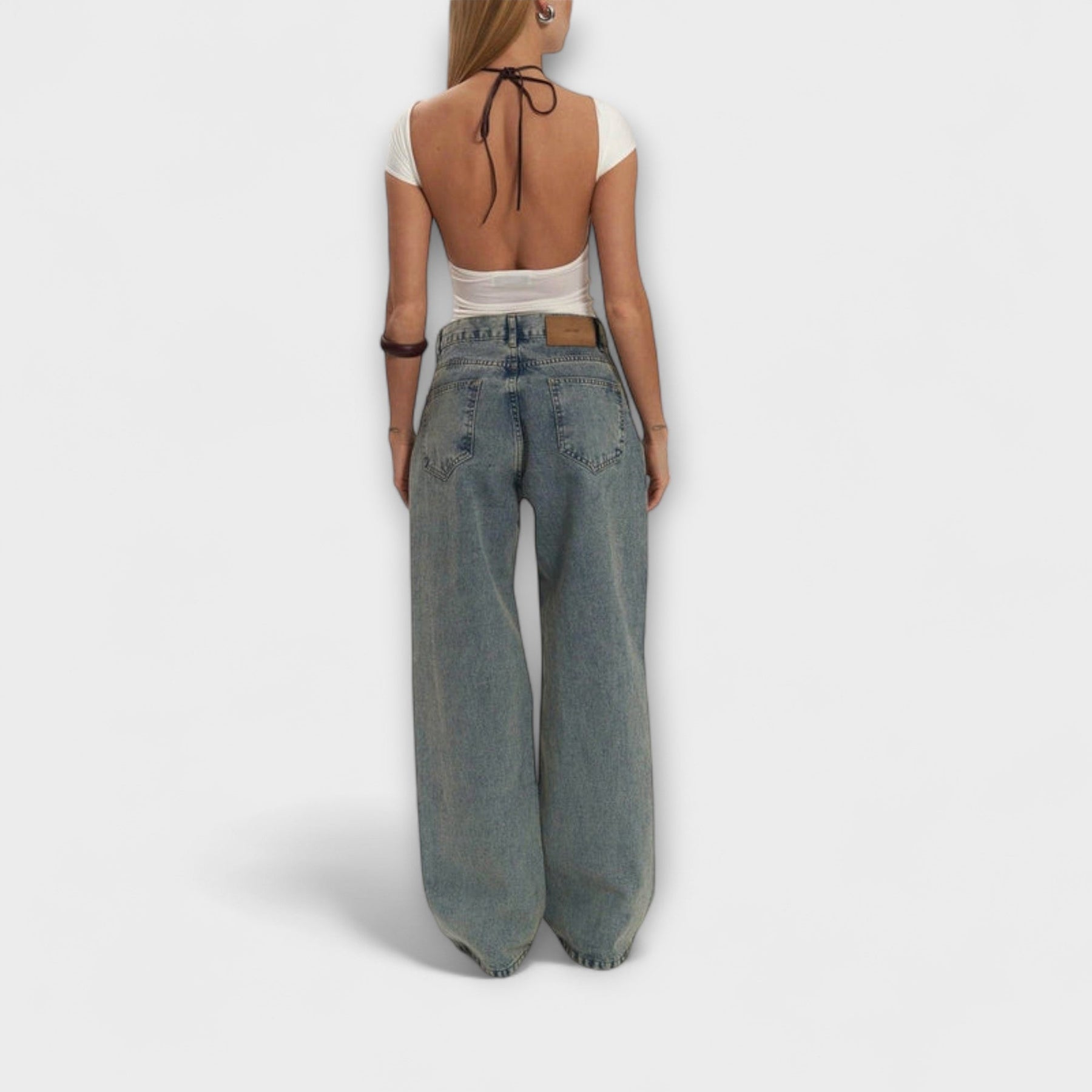 Rayne - Jeans in Denim Blu Trasparente Trixie