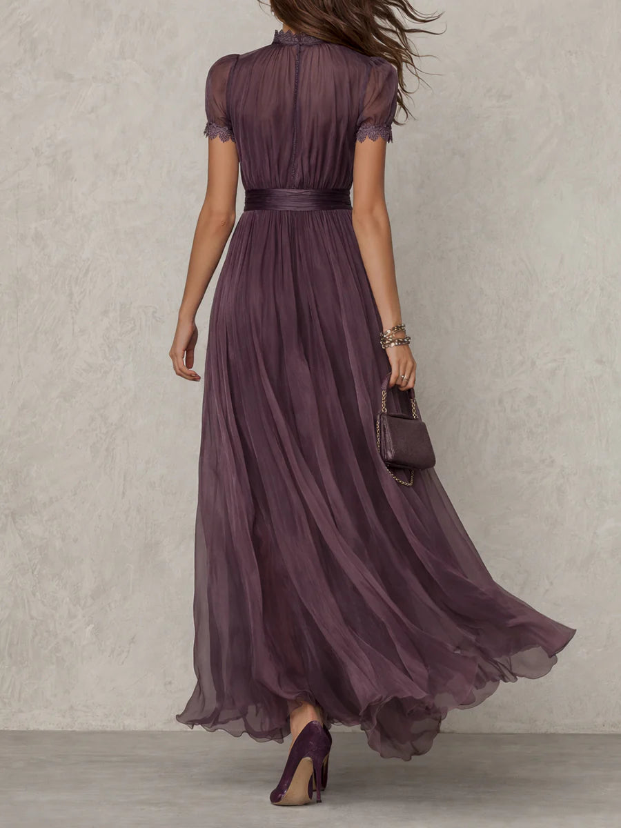 Ashley | Vestito Maxi Chiffon Vintage Elegante