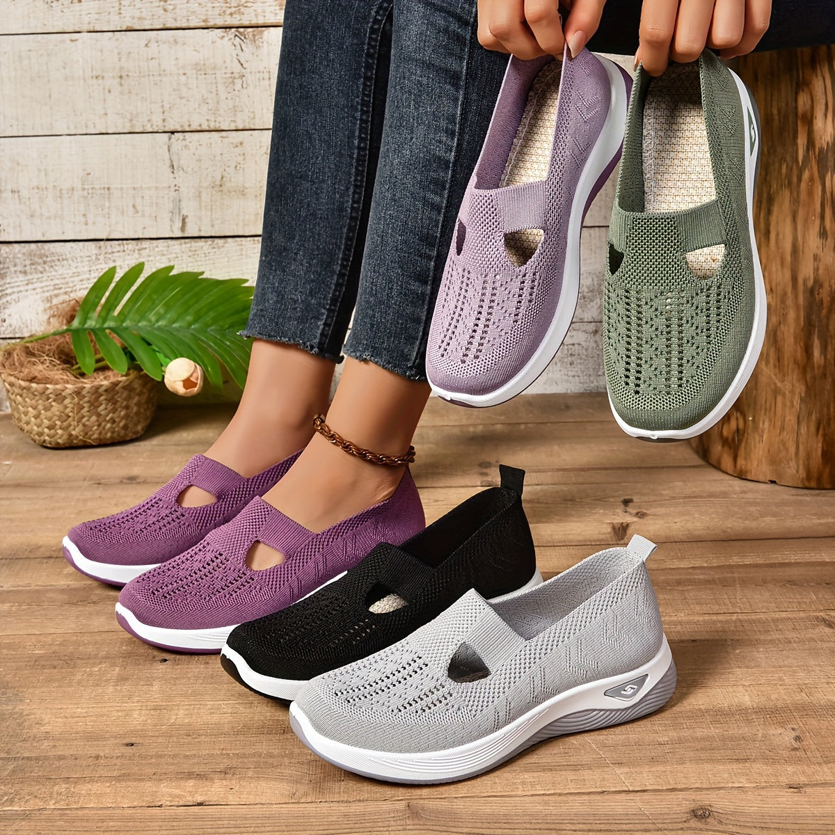 Fiora | Scarpe Slip-On con Supporto