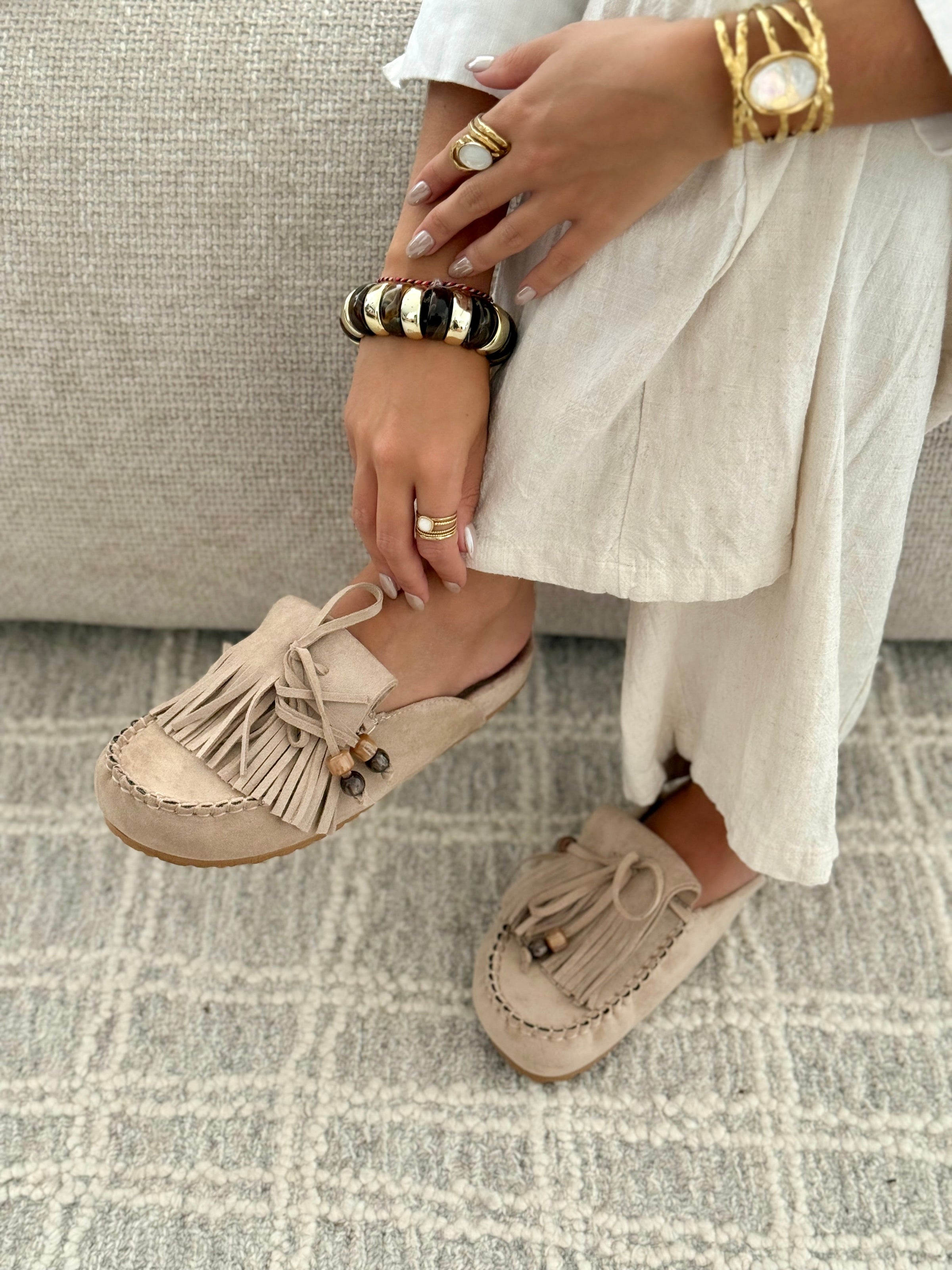 Sabrina | Mules in Pelle Tortora