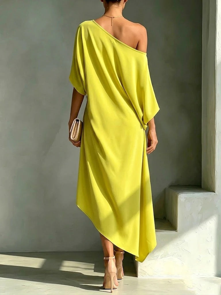 Clara | Abito asimmetrico elegante